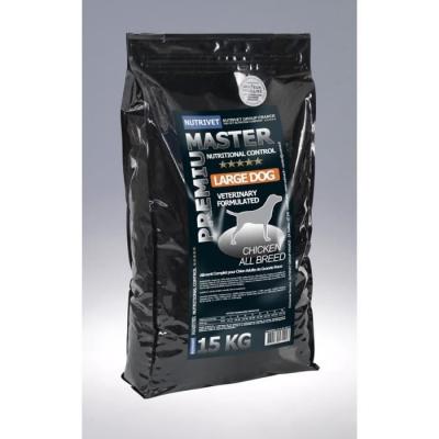 NUTRIVET MASTER PREMIUM Croquettes chien master grands chiens 15 KG