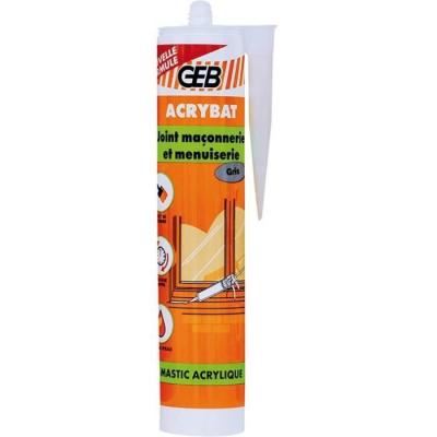 GEB  - mastic acrylique gris - cartouche 310 ml BD-627852