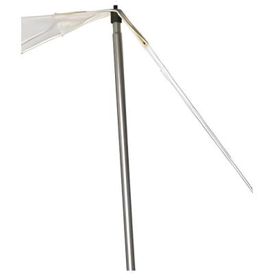 JARDIDECO M&acirc;t acier pour voile d'ombrage &oslash; 20 mm - 2,70 m Jardiline