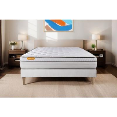 SEPTNUITS Matelas 140x190 Ressorts et m&eacute;moire de forme - Equilibr&eacute;