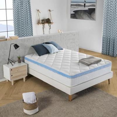 MARCKONFORT Matelas &agrave; m&eacute;moire de forme Gel- Active 140x200, 25cm &eacute;paisseur