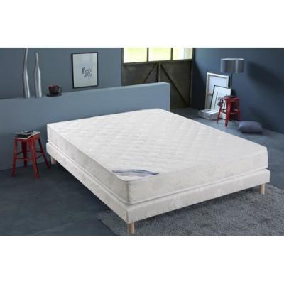 IDLITERIE Matelas Ressorts Fermes biconiques Fabriqu&eacute; en France Dimensions - 140 x 190 cm