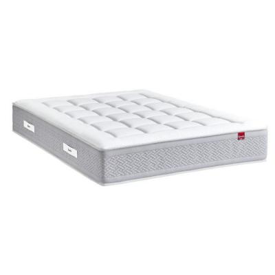 EPEDA Matelas capitonn&eacute; ressorts ensach&eacute;s, cachemire et soie 160x200