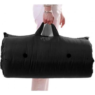 TERRE DE NUIT  Matelas futon de voyage coton anthracite 70x190