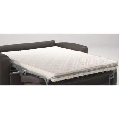 Matelas pour Canap&eacute; lit 140x190 x 10cm Mousse M&eacute;moire de Forme 55 Kg/m3 et Mousse Poli Lattex - Soutien Tr&egrave;s Ferme Silver Memory 140 190 