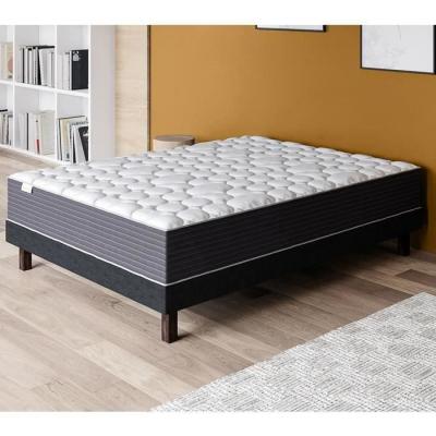 HOMIFAB Matelas ressorts ensach&eacute;s et m&eacute;moire de forme 140x190 Spring Plus