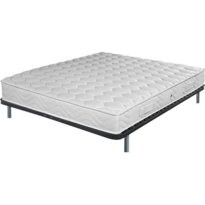 EBAC Sommier d&eacute;mont&eacute;+matelas+pieds 160x200