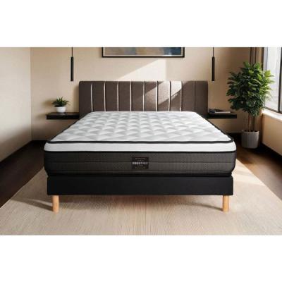 PRESTIGE LITERIE Matelas 200 x 200 cm suite - ressorts ensach&eacute;s - 26 cm - equilibr&eacute;
