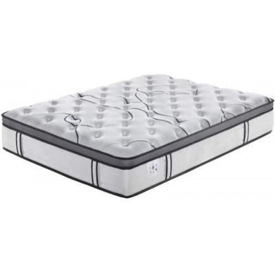 SAMPUR Matelas Venise 140x190 Multi-technologies Ep 32 cm M&eacute;moire de forme Latex respirant
