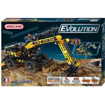Jouet de construction - MECCANO - Pelleteuse Evolution - Enfant - 485 pi&egrave;ces - Gar&ccedil;on - A partir de 9 ans 