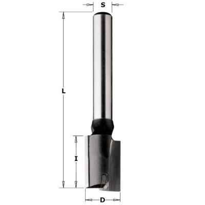 CMT 174.202.11 FRAISE &Agrave; COUPES DROITES Z2+1 HW S=8x50 D=20x40x90 DX