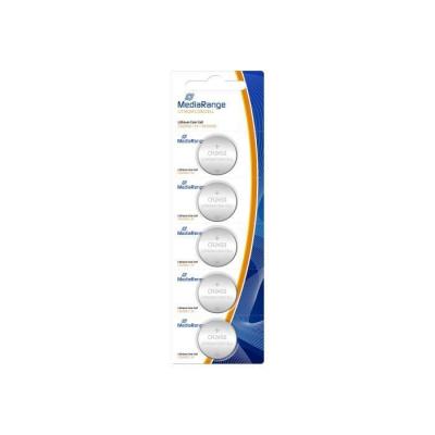 MEDIARANGE  MRBAT138 Piles bouton au lithium CR2450 5 pi&egrave;ces 3 Volt