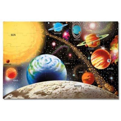 MELISSA & DOUG Melissa & Doug - 10413 - Puzzle - Puzzle de sol syst&egrave;me solaire