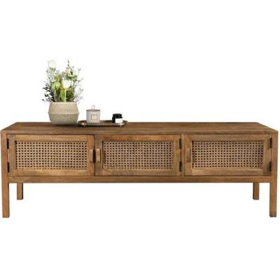 RENDEZ VOUS DECO Meuble tv cannage et de manguier 140 cm - Tiki - Marron