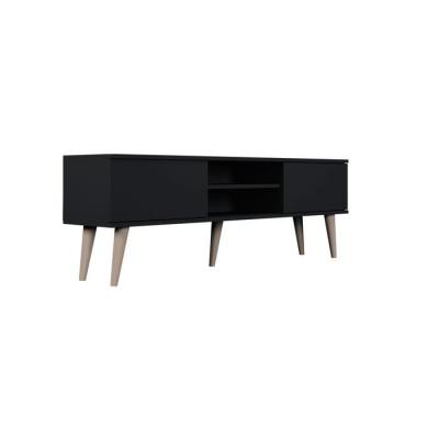 AUCUNE MARQUE Meuble TV Toronto pour Salon 160 cm couleur Noir