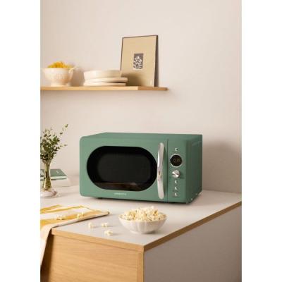 CREATE MICROWAVE RETRO - Micro-ondes 20L gril num&eacute;rique 900W Vert sauge