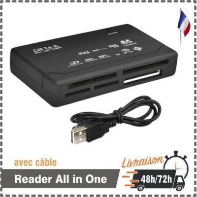 ISONIX Lecteur de Carte M&eacute;moire -  - Z144 - USB 2.0 - Noir - Micro SD SDHC SDXC 