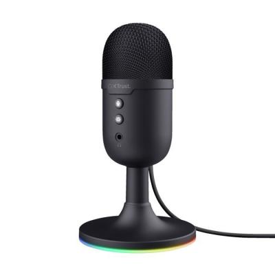 TRUST GAMING Microphone USB -  - GXT 236 Yami - Compact - Cardio&iuml;de - RGB multicolore