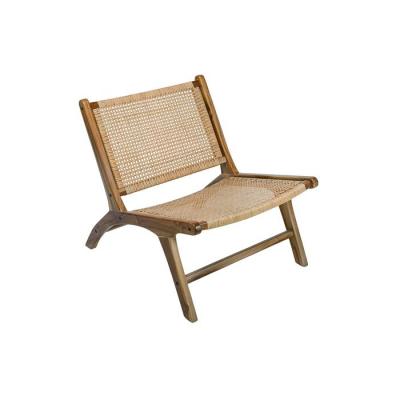 MILIBOO  - Fauteuil teck et rotin HAMMA