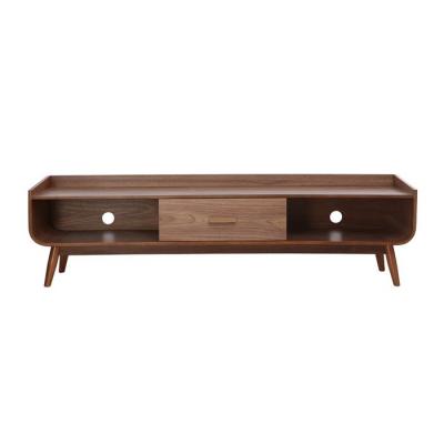 MILIBOO Meuble TV vintage bois noyer 180 cm HALLEN - Noyer