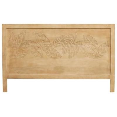 MILIBOO  T&ecirc;te de lit en bois manguier massif grav&eacute; L165 cm VIBES