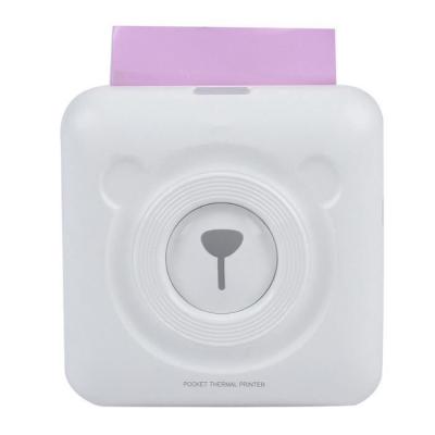 GENERIQUE Mini Pocket Imprimante photo thermique sans fil Bluetooth 57mm - Rose