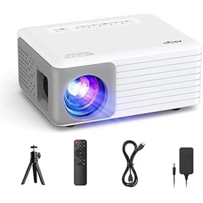  Vid&eacute;oprojecteur Akiyo 2022 O1 Pro LED HD 5500 Lumens HDMI USB Blanc