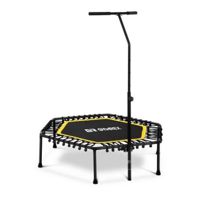 GR GYMREX Gymrex Trampoline de fitness avec barre de maintien - Jaune GR-HT110R