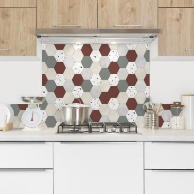 99DECO Cr&eacute;dence cuisine Bandeau ALU lot de 2 L 90xH 20cm Multicolore
