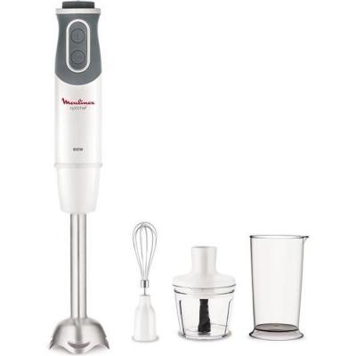 MOULINEX  Optichef DD642110 - Mixeur &agrave; main - 800 Watt - blanc/gris 