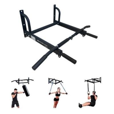 MOBICLINIC SPANISH LEADING COMPANY SINCE 1985 Barre de traction murale Mobiclinic Kit dancrage inclus Poign&eacute;es antid&eacute;rapantes Convient sac de frappe K2 