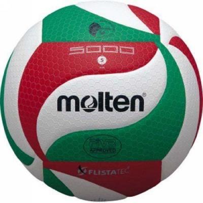MOLTEN Ballon de volley-ball  5000 vert rouge