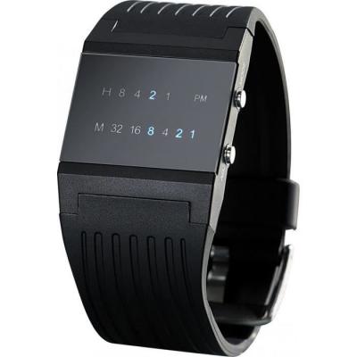 ST. LEONHARD Montre &agrave; affichage binaire ''Future Line'' - homme, LED bleu