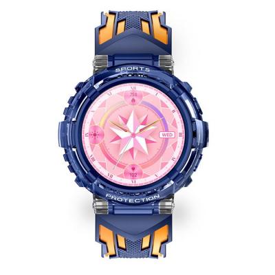 AVIZAR Montre Connect&eacute;e V&eacute;ga &Eacute;tanche avec Appels et Capteur Cardiaque Bleu