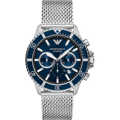 EMPORIO ARMANI Montre Homme  - AR11587 Bracelet Acier Argent