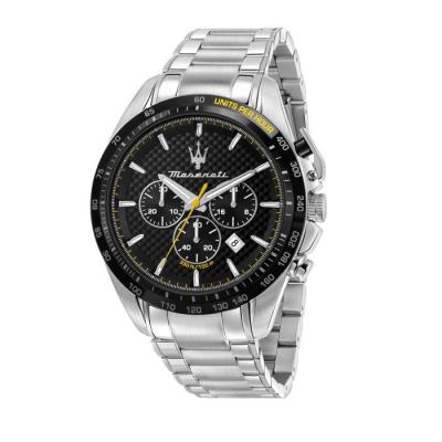 MASERATI Montre Homme  TRAGUARDO en M&eacute;tal Gris 232991 