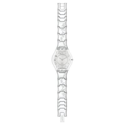 SWATCH  Montre Femme Climber Flowery Bracelet Acier R&eacute;glable