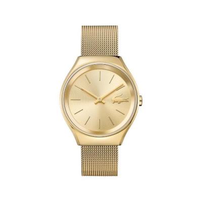 LACOSTE Montre  VALENCIA NEW 2000952 - Montre Dor&eacute;e Crochet Femme