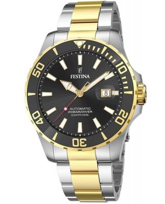 FESTINA Montre  F20532/2 Noir, Bracelet Acier Inoxydable, Homme
