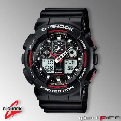 CASIO Montre Homme GA-100-1A4ER Chronographe 