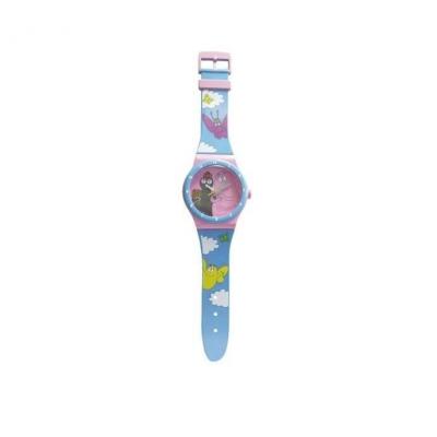 JEMINI Montre geante barbapapa - horloge murale - ameublement et decoration de chambre enfant 