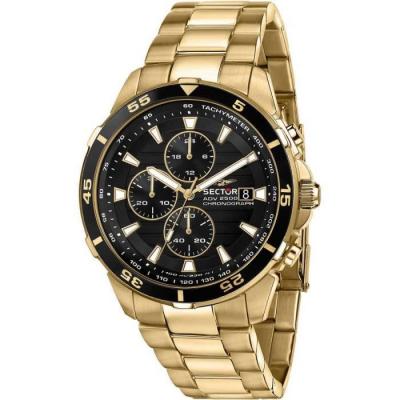 SECTOR Montre Homme  R3273643008 - Bracelet Acier Dor&eacute;