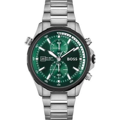 HUGO BOSS Montre  Homme 1513930 Globetrotter Fond Vert Chronographe