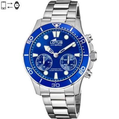LOTUS Montre  Hybrid Connected Acier Cadran et lunette bleu 18800/1