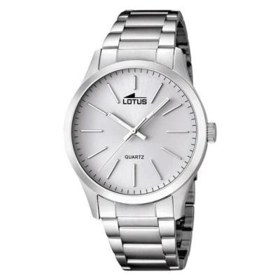 LOTUS  Montre en Acier Minimalist L15959-1 - Homme - Argent&eacute;