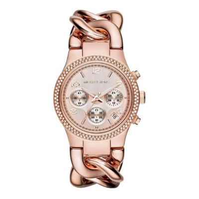 MICHAEL KORS  Mk3247 Chronograph Rose Dial Rose Gold Ion-Plated Ladies Watch