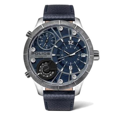 POLICE  PL15662XSTU.03, Quartz, 52mm, 5ATM 