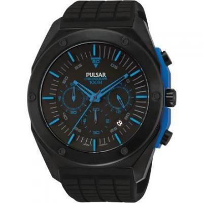 PULSAR Montre  Urban Homme PT3465 / Noir et Bleu