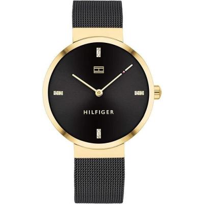 TOMMY HILFIGER Montre Femme Liberty Noir 1782216 Jaune 