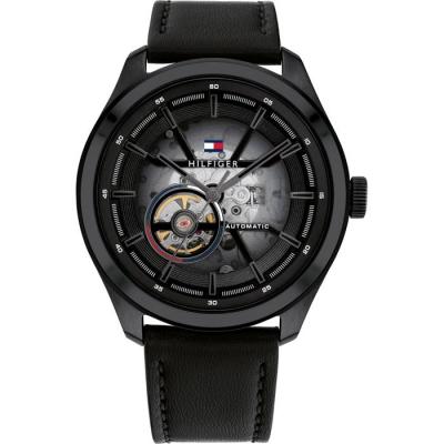 TOMMY HILFIGER Montre Homme Oliver Noir 1791887 Noir 
